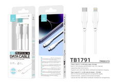 Fehér Techancy USB-C–Lightning kábel