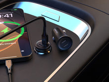 Fekete Techancy TC6429 autós USB-C töltő