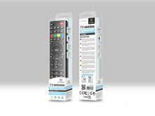 Fekete Techancy TU2400 univerzális TV távirányító