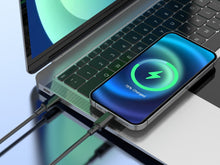 Fekete Techancy USB-C–Lightning kábel