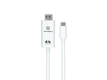 Fekete Techancy USB-C–HDMI kábel 1,8 m