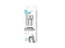 Ezüst Techancy USB-C–Lightning kábel 1 m