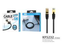 Fekete Techancy CAT-6 RJ45 hálózati kábel