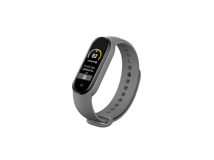 Fekete Techancy szilikon óraszíj Xiaomi Mi Band 5/6-hoz