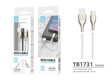 Szürke Techancy USB-A–USB-C adatkábel