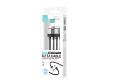 Fekete Techancy USB-C–Lightning kábel