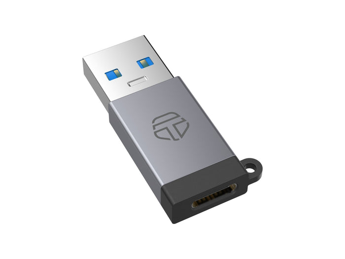 Szürke Techancy USB-A–USB-C OTG adapter