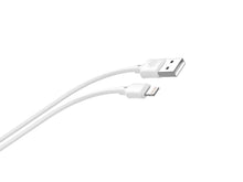 Fehér Techancy USB-A–Lightning kábel 3 m hosszban