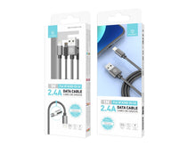 Szürke Techancy USB-A–Lightning kábel