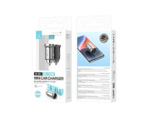 Techancy TC6425 mini autós töltő USB-A és USB-C porttal