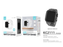 Fekete Techancy szilikon óraszíj Apple Watchhoz