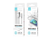 Fehér Techancy USB-A–Lightning kábel