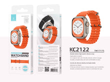 Narancssárga Techancy szilikon óraszíj Apple Watchhoz