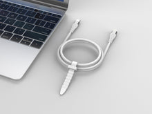 Fehér Techancy USB-C–Lightning gyorstöltő kábel