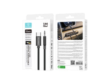 Techancy Cabo Audio Digital KQ2605 Type-C para 3.5mm, 1M, Trancado, Compativel com Telemovel, Carro e Auscultadores, Preto-4