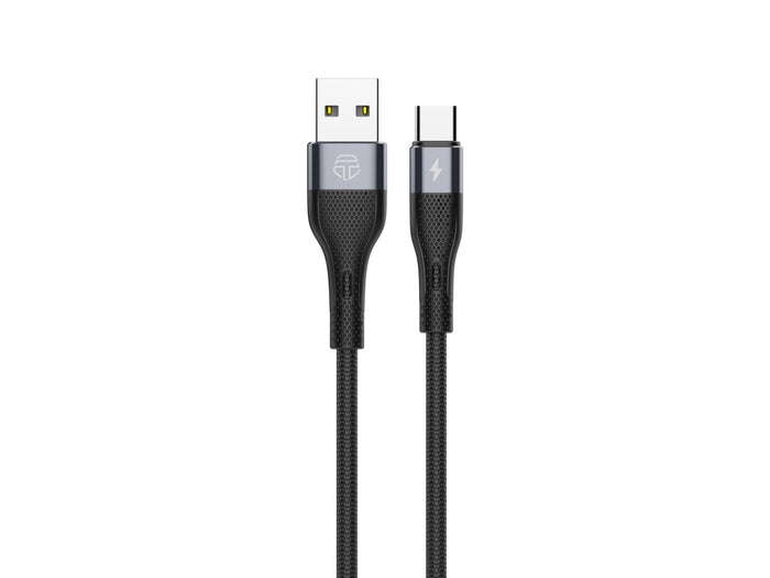 Cabo De Dados Usb Tipo C Preto TB1779, Carregamento Rápido De 3,1 A, Suporta Transferência De Dados De 480 Mbps-0