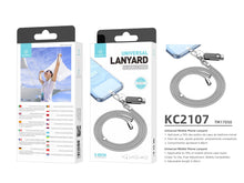 Szürke Techancy KC2107 telefontartó zsinór