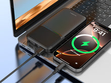 Fekete Techancy USB-A–USB-C kábel