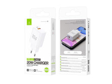 Fehér Techancy TA2825 USB-C és USB-A gyorstöltő