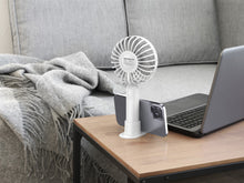 Fehér Techancy KL7300 hordozható kézi ventilátor