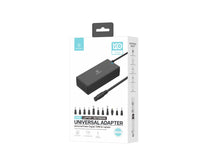 Fekete Techancy univerzális laptop töltő 120 W