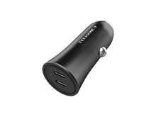 Fekete Techancy TC6429 autós USB-C töltő