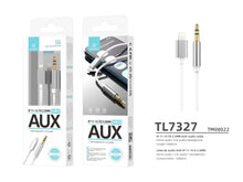 Fehér Techancy Lightning–3,5 mm audiokábel