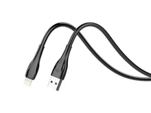 Fekete Techancy USB-A–Lightning kábel