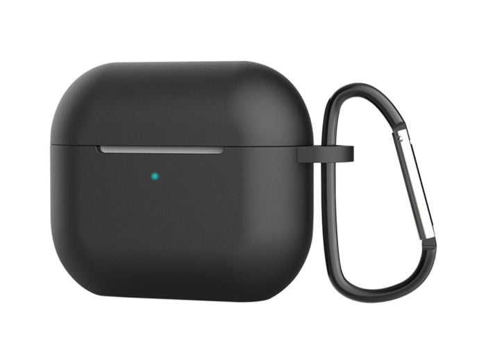 Fekete Techancy KC2114 szilikon tok AirPods 3-hoz