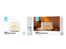 Fehér Techancy Flame LD3915 LED aromadiffúzor