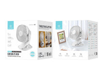 Fehér Techancy KL7305 csíptethető asztali ventilátor