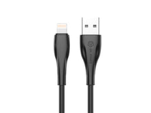 Fekete Techancy USB-A–Lightning kábel