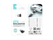 Fekete és ezüst Techancy KK2106 OTG adapter