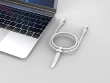 Fehér Techancy USB-A–Lightning adat- és töltőkábel