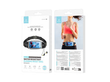 Fekete Techancy sport deréktáska állítható pánttal
