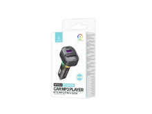Fekete Techancy TE0871 Bluetooth FM-transzmitter autóba