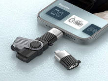 Techancy KK2102 fekete micro USB–USB-A OTG adapter