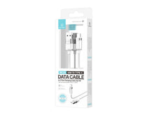 Fehér Techancy USB-A–USB-C kábel