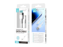 Fehér Techancy USB-A–Lightning adat- és töltőkábel