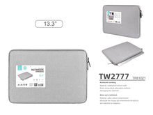 Szürke Techancy TW2777 laptop sleeve 13,3 hüvelykes géphez