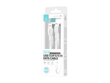 Fehér Techancy USB-A–Lightning adatkábel