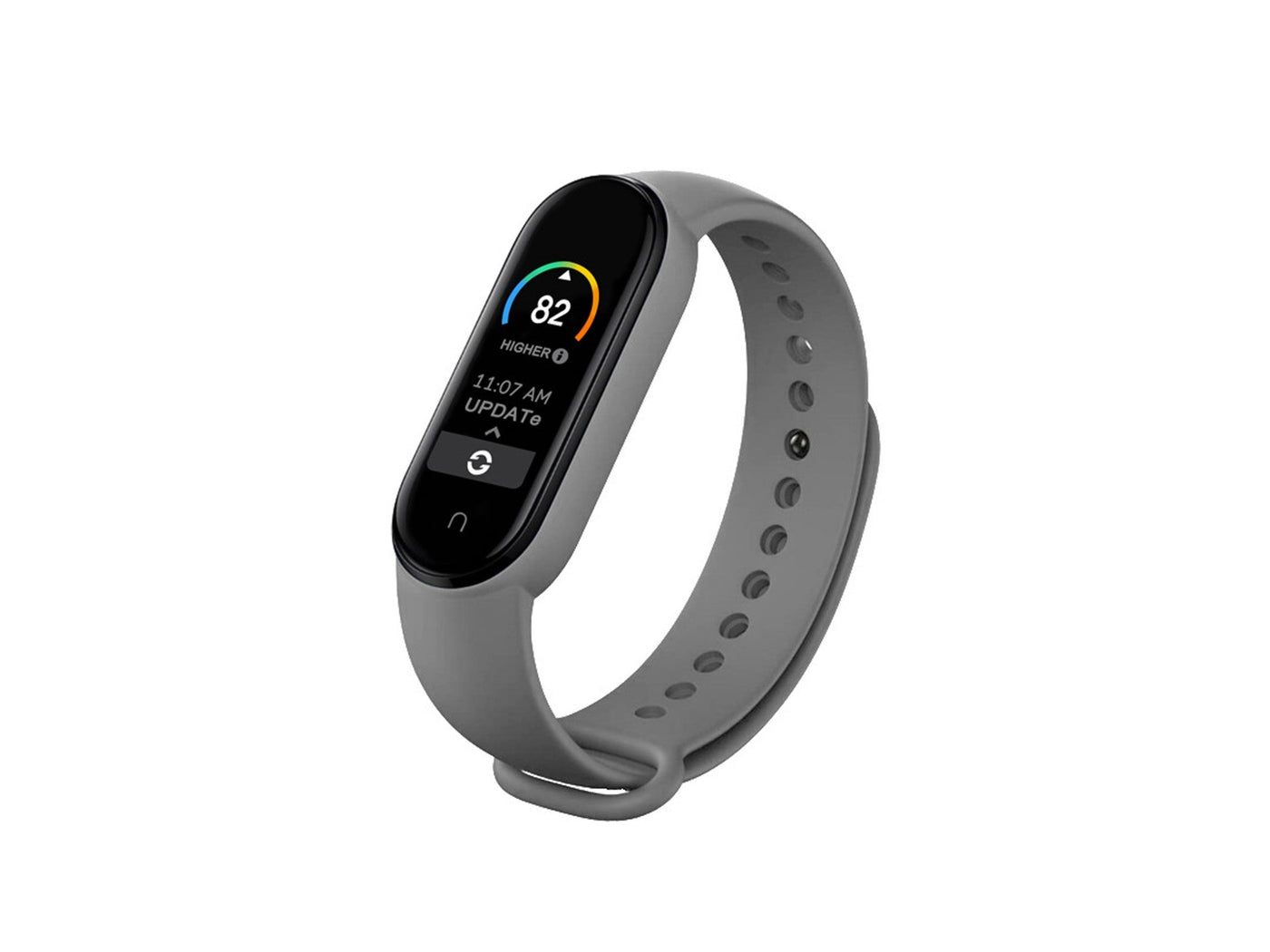 Szürke Techancy szilikon óraszíj Xiaomi Mi Band 3/4-hez