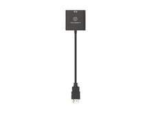 Fekete Techancy HDMI–VGA átalakító
