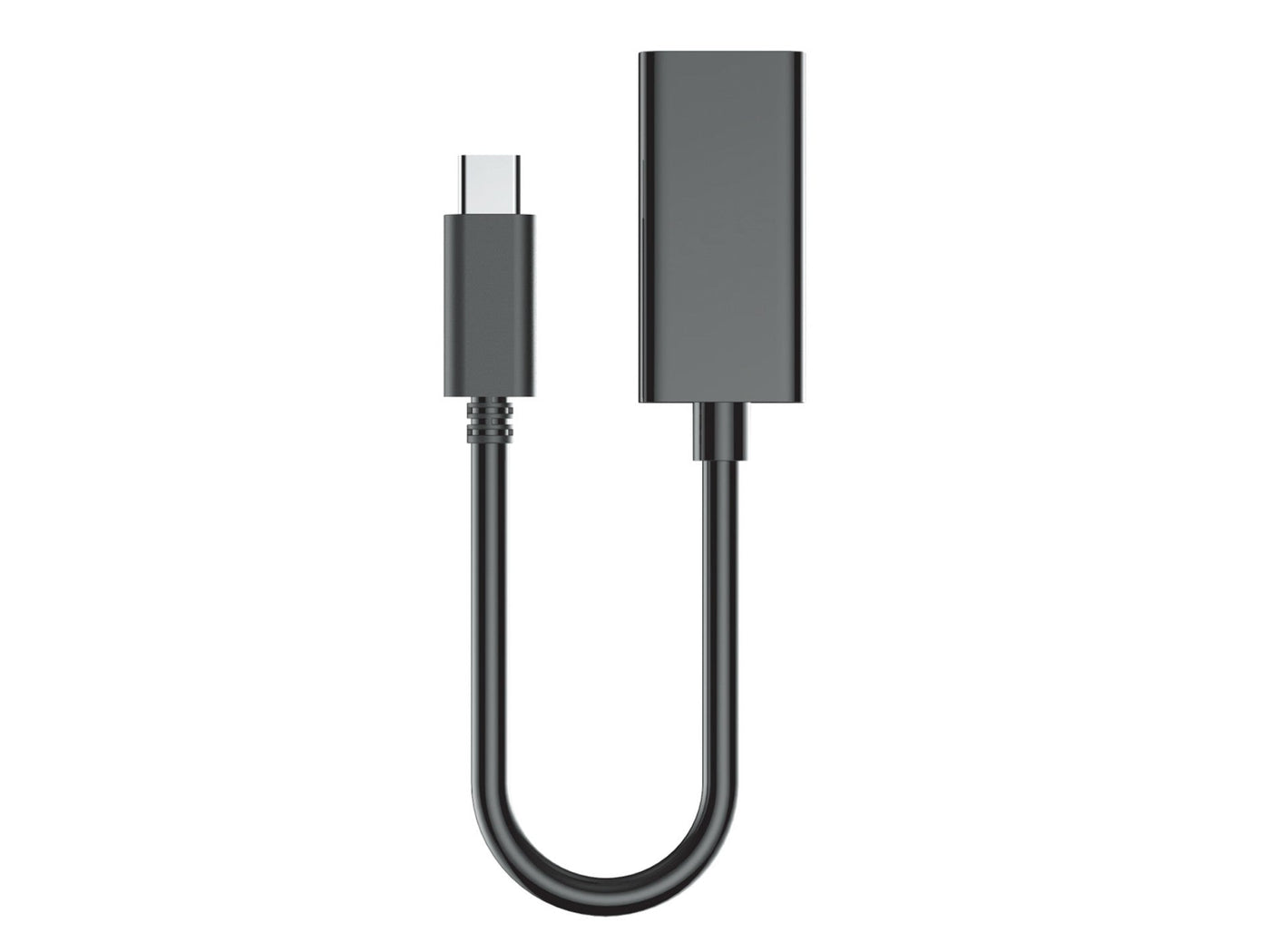 Fekete Techancy USB-C–HDMI adapter