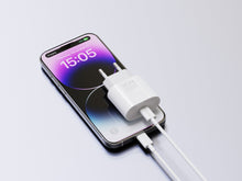 Fehér Techancy TA2824 USB-C töltő Lightning kábellel