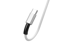 Fehér Techancy USB-A–USB-C adatkábel