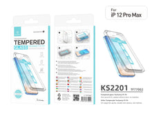Átlátszó Techancy edzett üveg kijelzővédő iPhone 12 Pro Max készülékhez
