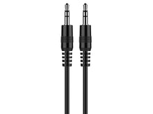 Fekete Techancy 3,5 mm-es audio kábel