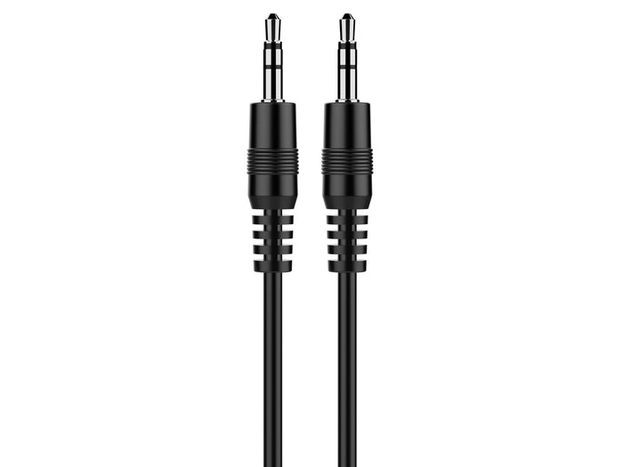Fekete Techancy 3,5 mm-es audio kábel