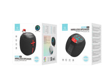 Fekete Techancy TH2638 Bluetooth hangszóró RGB LED fénnyel